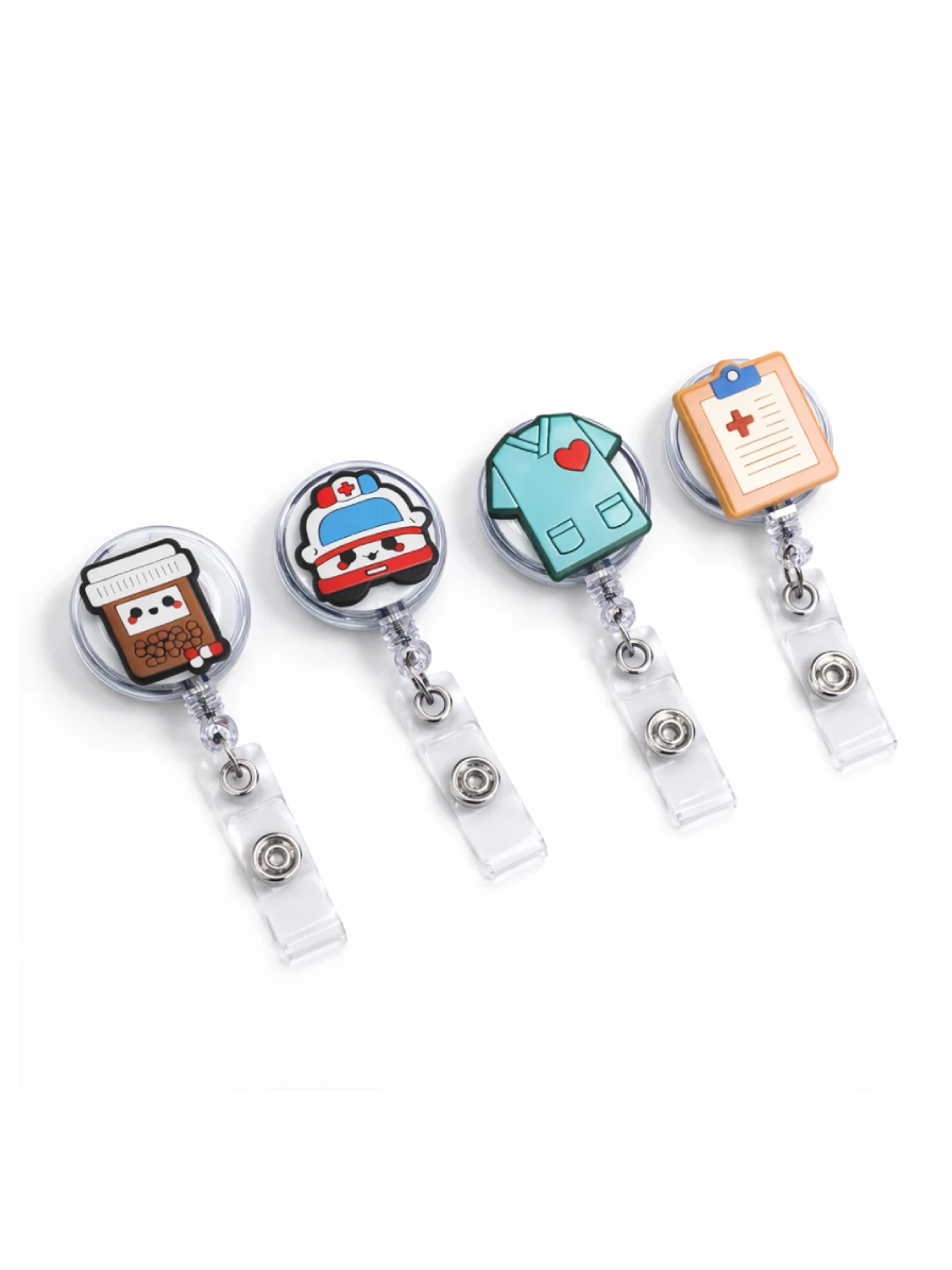 Porte-badge médical rétractable – Design fun & pratique